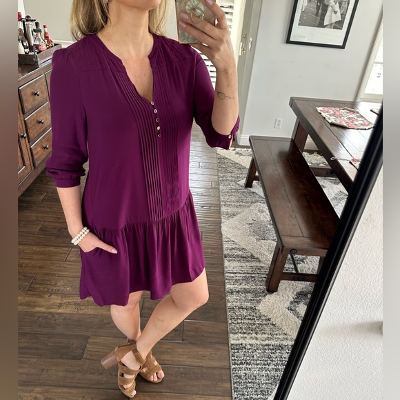 Anthropology MAEVE Purple Dress Size Small - Picture 1 of 16